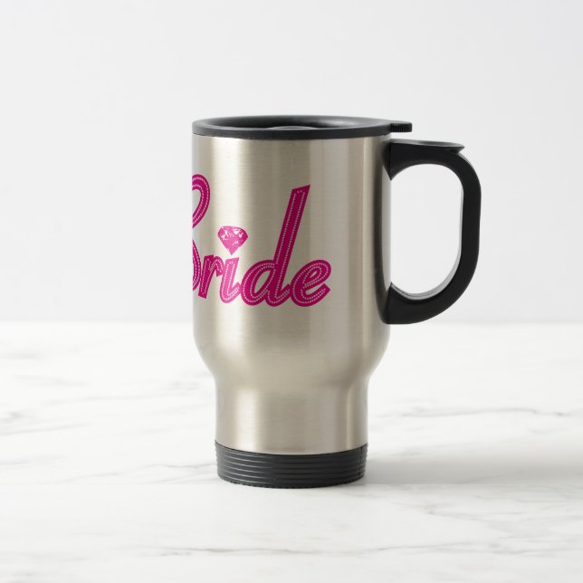 Unique Gift for the Bride to Be Travel Mug (Right)
