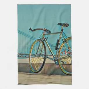 Unique gifts for bikers kitchen towel