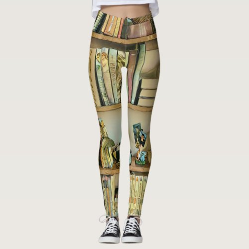 Unique gifts for book lovers leggings
