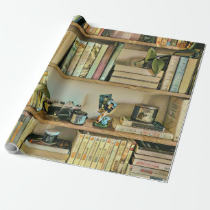 Unique gifts for book lovers wrapping paper