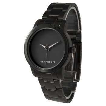 Unique Gifts For Men Oversized Black Watch by online_store at Zazzle