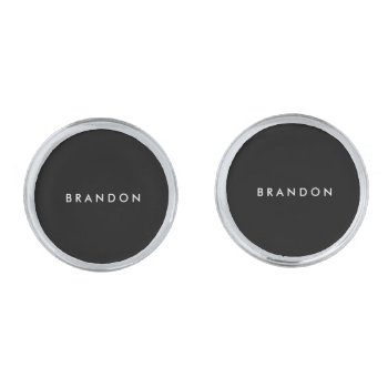 Unique Gifts For Men Silver Plated Cufflinks by online_store at Zazzle