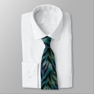Unique Gifts For Men Tiger Skin Neck Tie