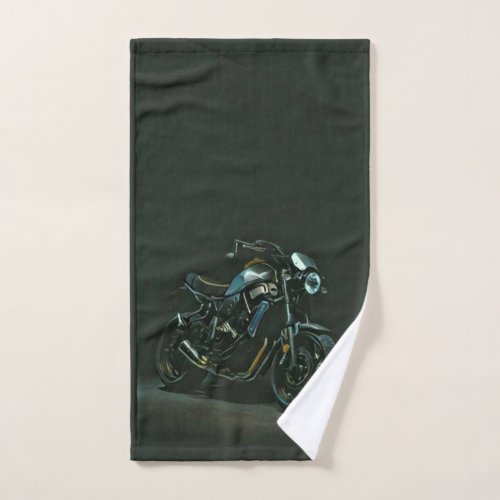 Unique gifts for motorcycle riders hand towel 