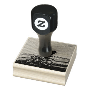 Unique gifts for motorcycle riders rubber stamp