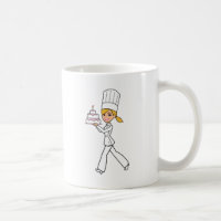 Unique Girl Chef Illustration Coffee Mug