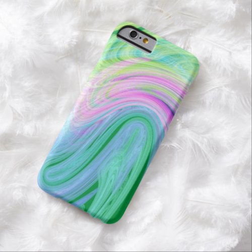 unique girly mint pink lines ombre barely there iPhone 6 case