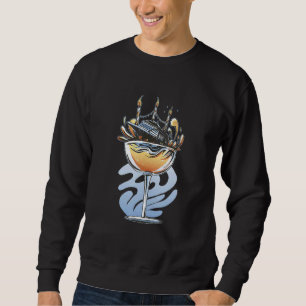 Unique Glass Ship Candles Sweatshirt