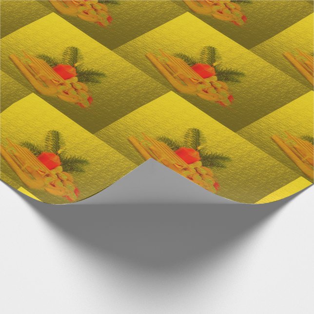 unique, glossy Wrapping Paper, colorful, festive, Paper (Corner)