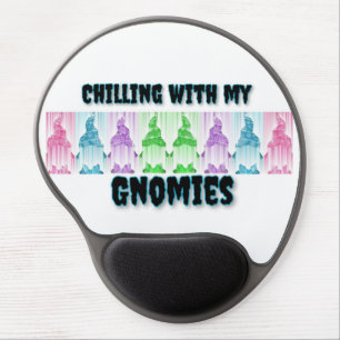 unique gnome design gel mouse pad