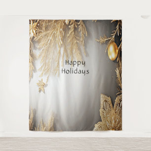 Unique Gold Decorative Holiday Backdrop