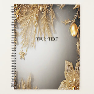 Unique Gold Decorative Holiday Planner
