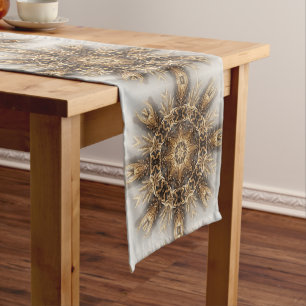 Unique Gold Decorative Table Runner