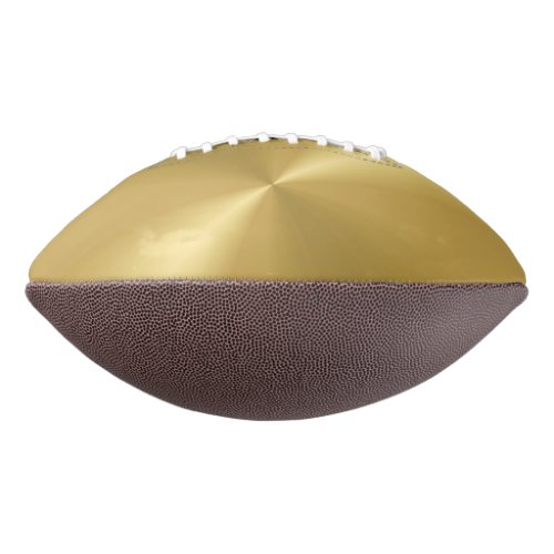 Unique Gold Metallic Football