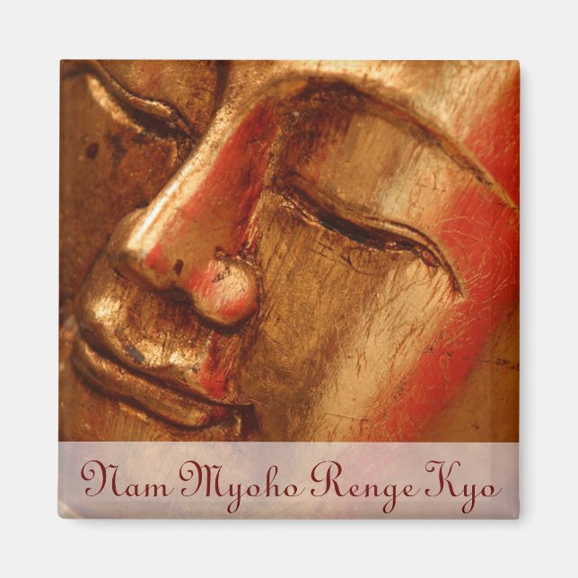 Unique Golden Buddha Designs Magnet (Front)