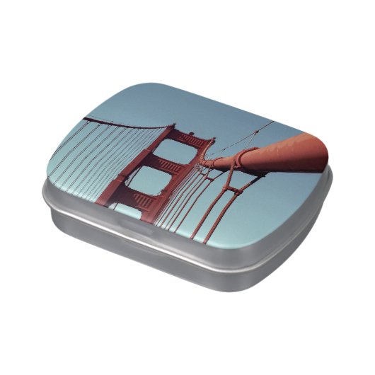 Unique Golden Gate Bridge, San Francisco Photo Candy Tin (Side)