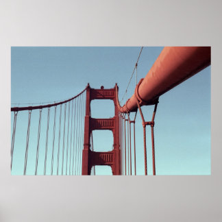 Unique Golden Gate Bridge, San Francisco Photo Poster