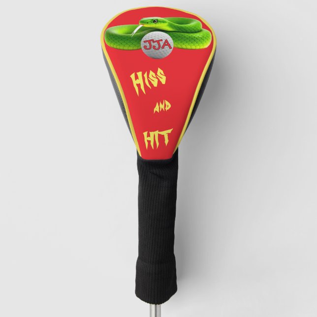 Unique Golf personalized Gifts Head Cover (Front)