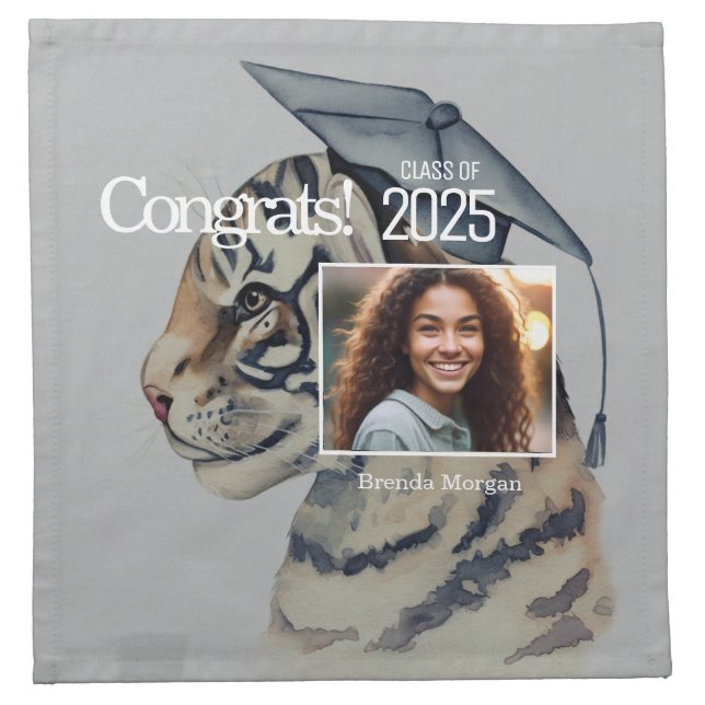Unique Graduation Balloons Cloth Napkin (Front)