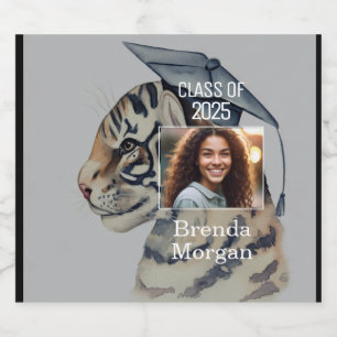 Unique Graduation Beer Bottle Label