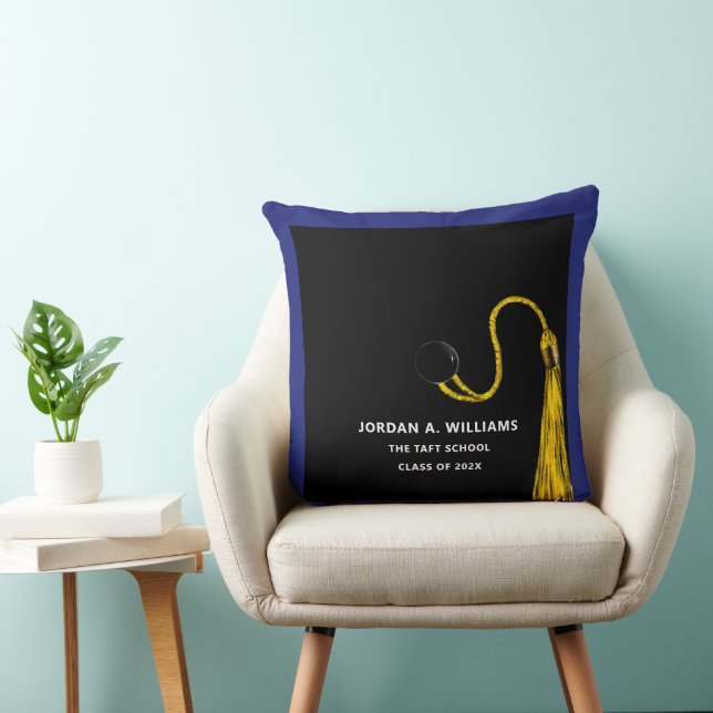 Unique Graduation Keepsake Gift Throw Pillow (Chair)