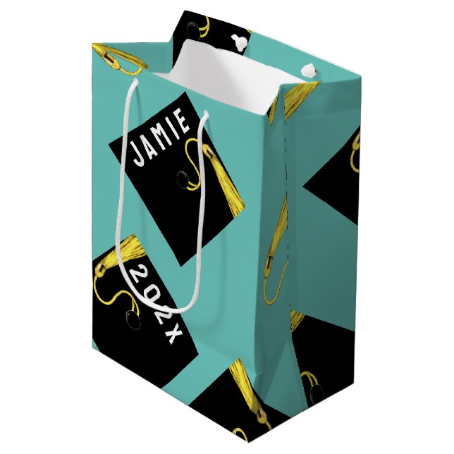 Unique Graduation Medium Gift Bag (Front Angled)