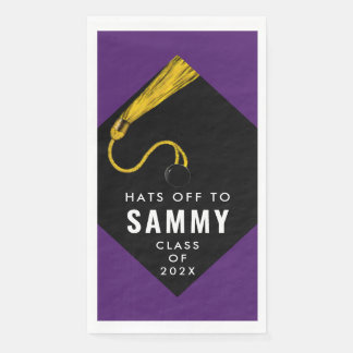Unique Graduation Paper Guest Towels