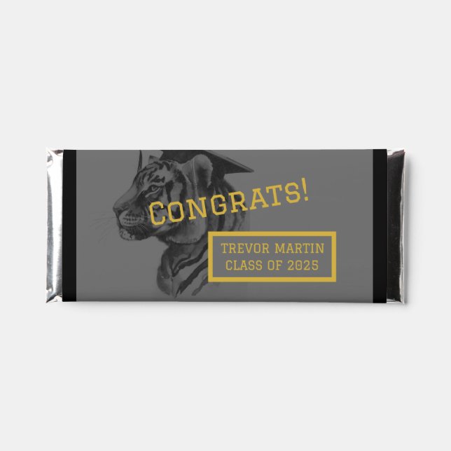 Unique Graduation Party Hershey Bar Favors (Front)