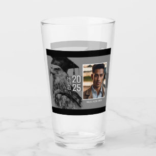 Unique Graduation Two Photo Drinking Glass