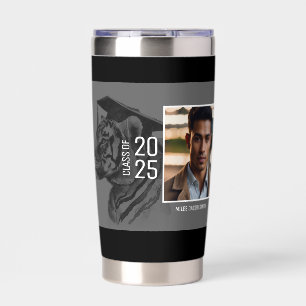 Unique Graduation Two Photo Drinkware Insulated Tumbler