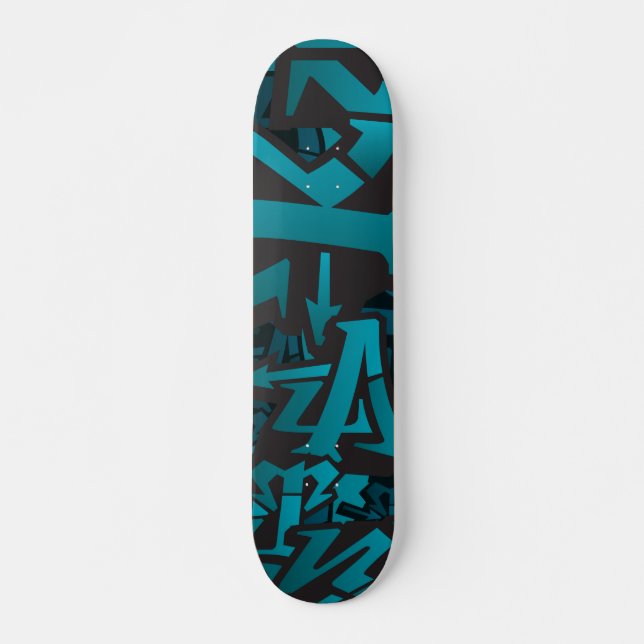 Unique Graffiti Skateboard Deck (Front)