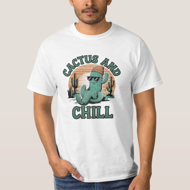 Unique Graphics for Cactus Enthusiasts T-Shirt (Front)