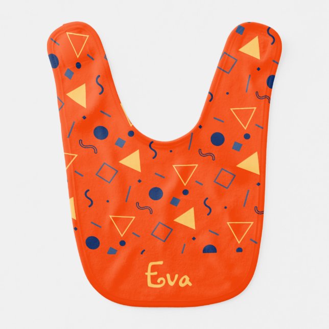 Unique Great Aunt Niece Personalized Baby Bib (Front)