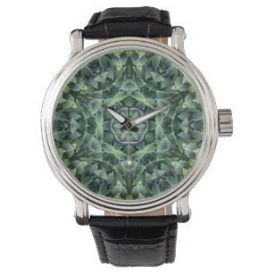 Unique Green Abstract  Watch