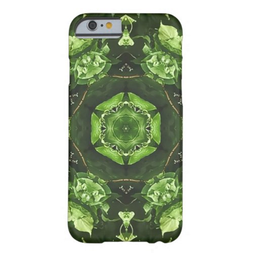 Unique Green Brown Abstract  Barely There iPhone 6 Case