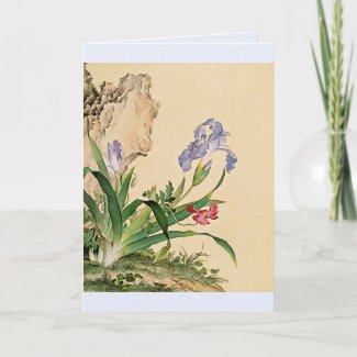 Unique Greeting Cards Iris