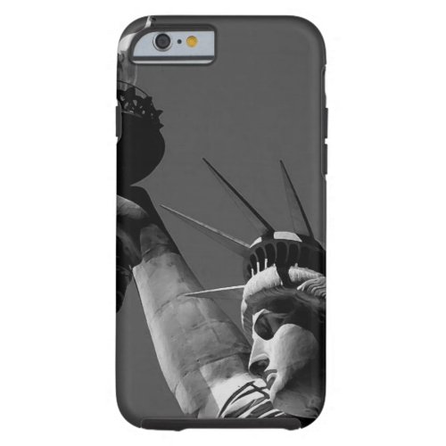 Unique Grey Tones Statue of Liberty iPhone 6 Case