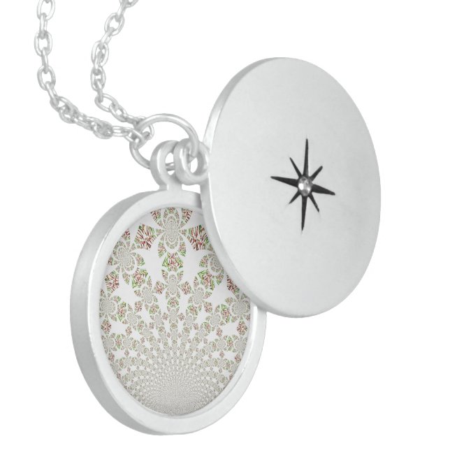 Unique Hakuna Matata Design: Serene Vibes Sterling Silver Necklace (Front Left)