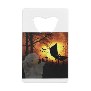 Unique Halloween design Credit Card Bottle Opener