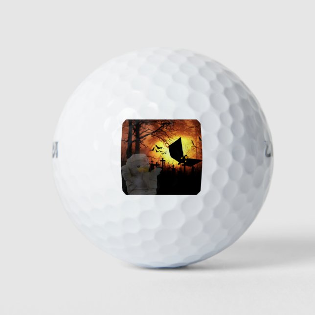 Unique Halloween design Golf Balls (Front)