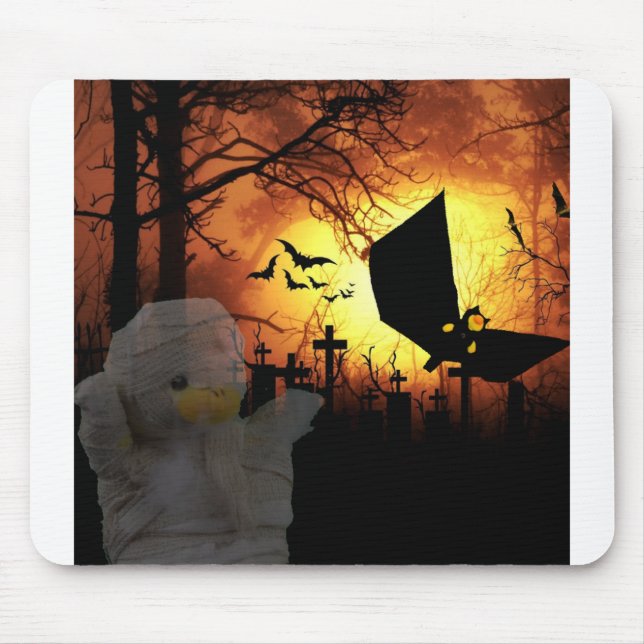 Unique Halloween design Mouse Pad (Front)