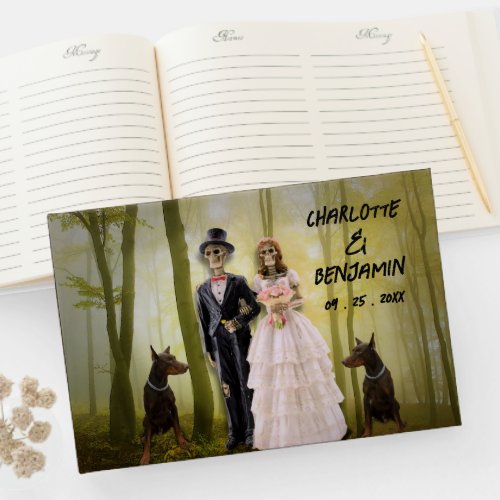 Unique Halloween Gothic Wedding  Guest Book