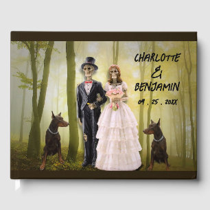 Unique Halloween Gothic Wedding  Guest Book