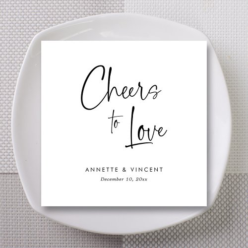 Unique Hand Lettering Wedding Napkins With Names