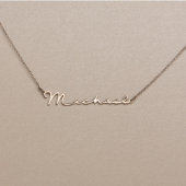 Unique Handmade Gold Name Chain Necklace (Finish)