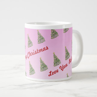 Unique Handpainted Christmas Tree Specialty Mug
