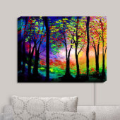 Unique Hanging Illuminated LED Wall Art (Front)