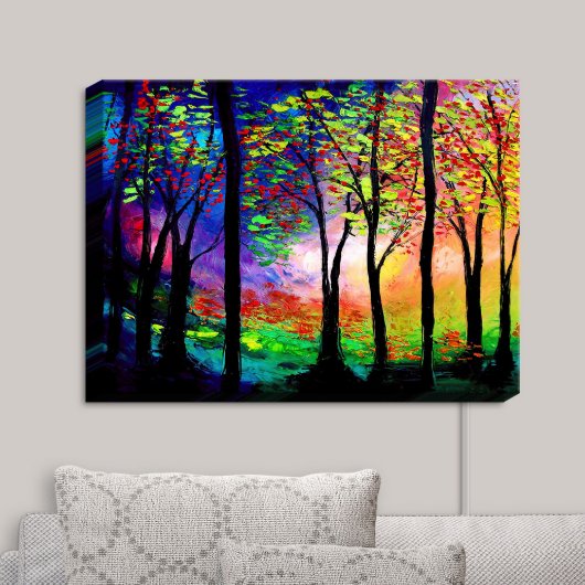 Unique Hanging Illuminated LED Wall Art  (Front)