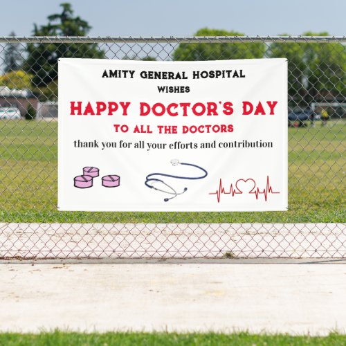 Unique Happy Doctors Day Banner