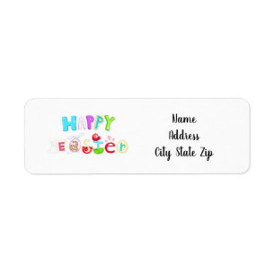 UNIQUE **HAPPY EASTER** *ADDRESS LABEL* LABEL